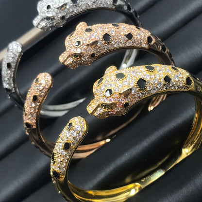 [Love's Uplift]PANTHERE BIG BRACELET DIAMONDS