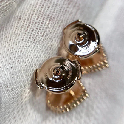 [Love's Uplift]HEART CARNELIAN STUD EARRINGS