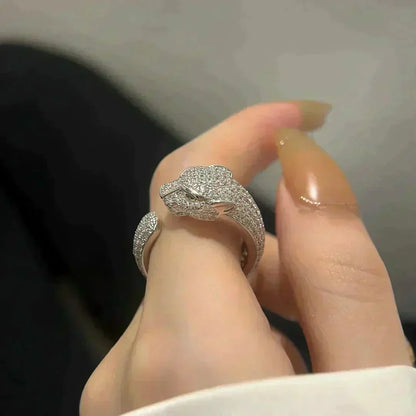 [Love's Uplift]PANTHERE 5.5MM ALL DIAMOND RING