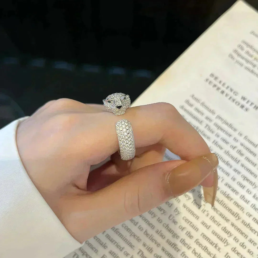 [Love's Uplift]PANTHERE 5.5MM ALL DIAMOND RING
