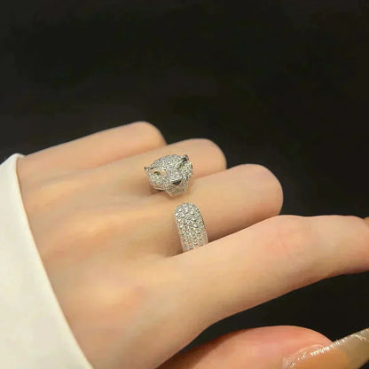 [Love's Uplift]PANTHERE 5.5MM ALL DIAMOND RING