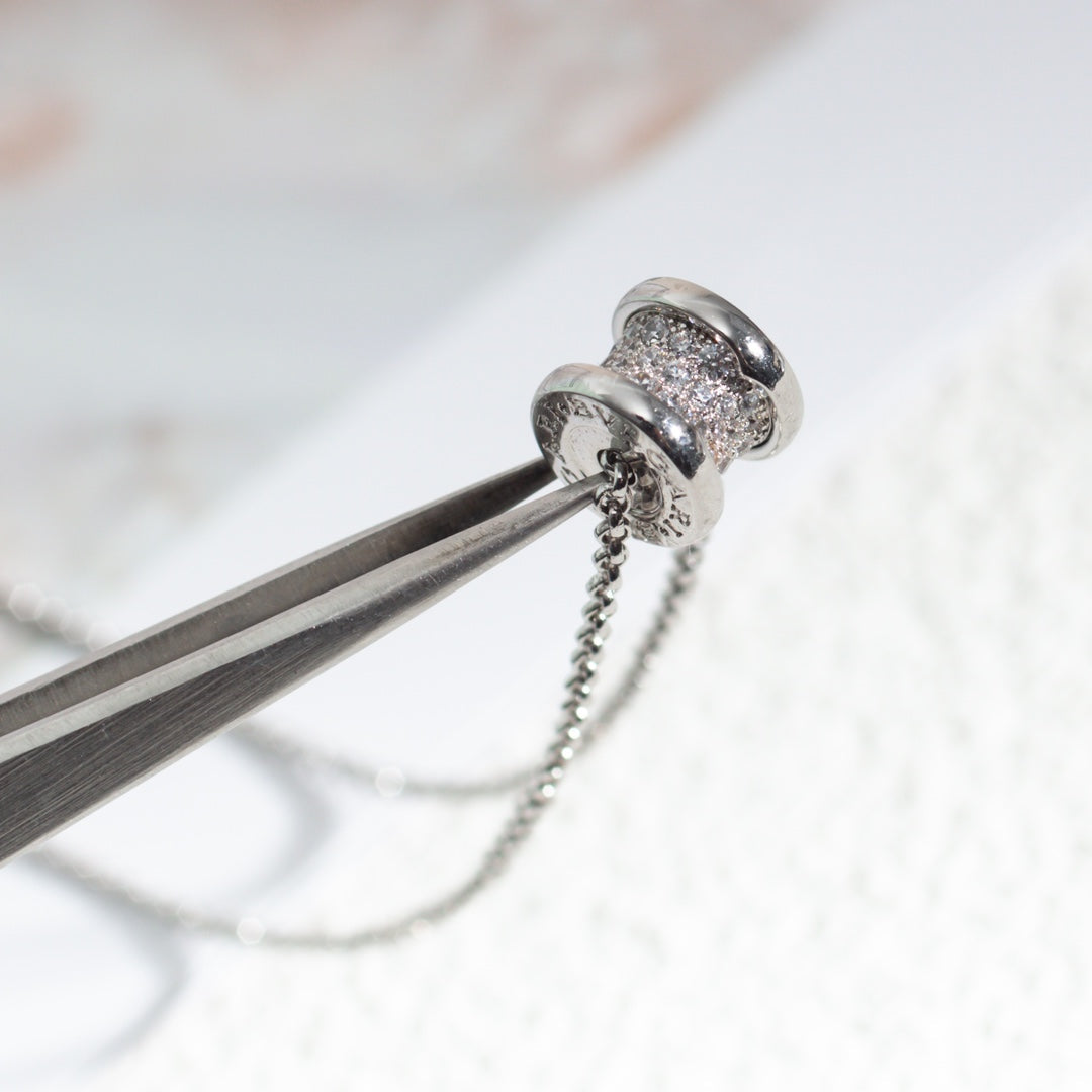 [Love's Uplift]ZERO 1 SILVER DIAMOND NECKLACE