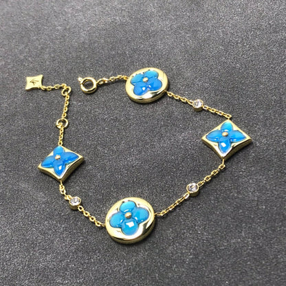 [Love's Uplift]STAR AND SUN TURQUOISE 4 MOTIFS 3 DIAMONDS