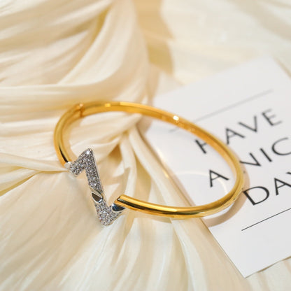 [Love's Uplift]VOLTE UPSITE DOWN GOLD DIAMOND BRACELET