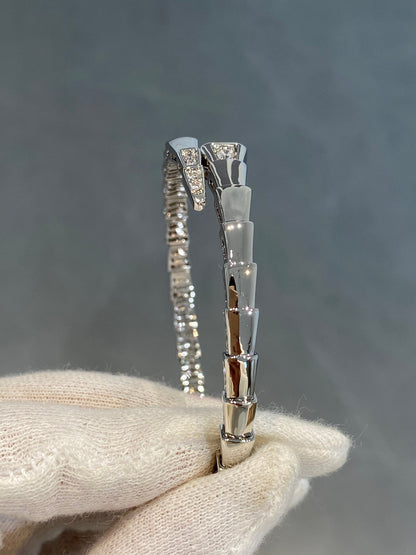[Love's Uplift]SERPENTI BRACELET DIAMONDS SILVER