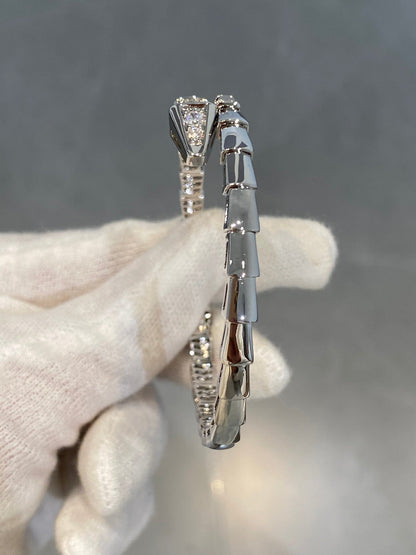 [Love's Uplift]SERPENTI BRACELET DIAMONDS SILVER