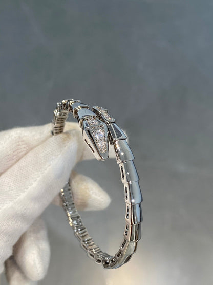 [Love's Uplift]SERPENTI BRACELET DIAMONDS SILVER