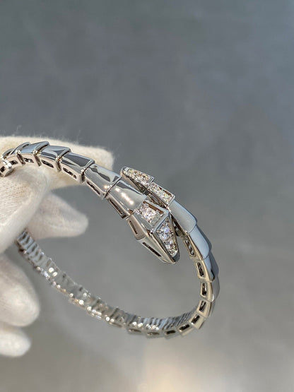 [Love's Uplift]SERPENTI BRACELET DIAMONDS SILVER
