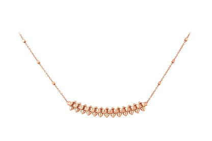 [Love's Uplift]CLASH PINK GOLD NECKLACE