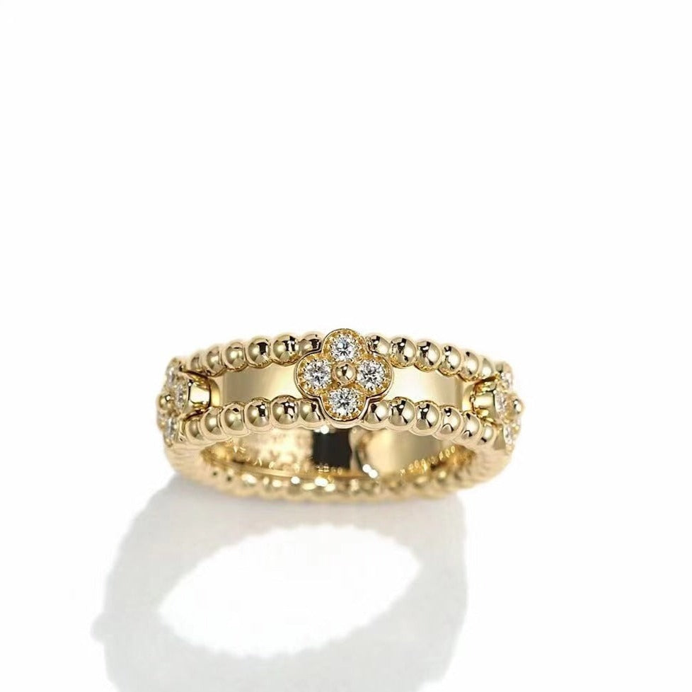 [Love's Uplift]PERLEE GOLD DIAMOND RING