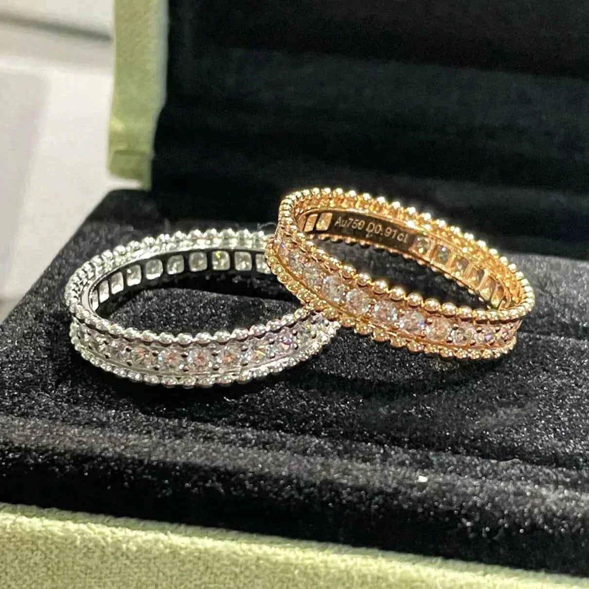[Love's Uplift]PERLEE DIAMOND ROSE GOLD RING