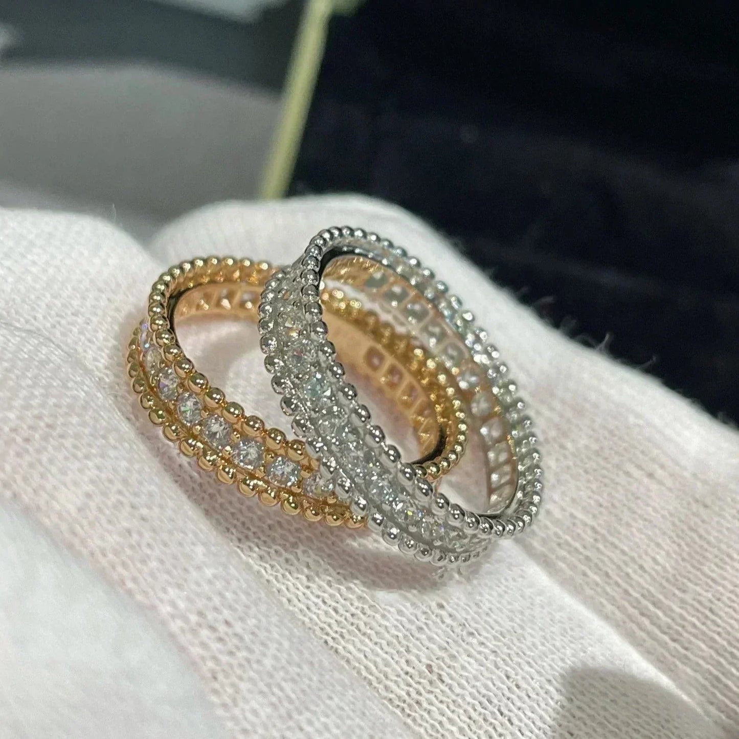 [Love's Uplift]PERLEE DIAMOND ROSE GOLD RING