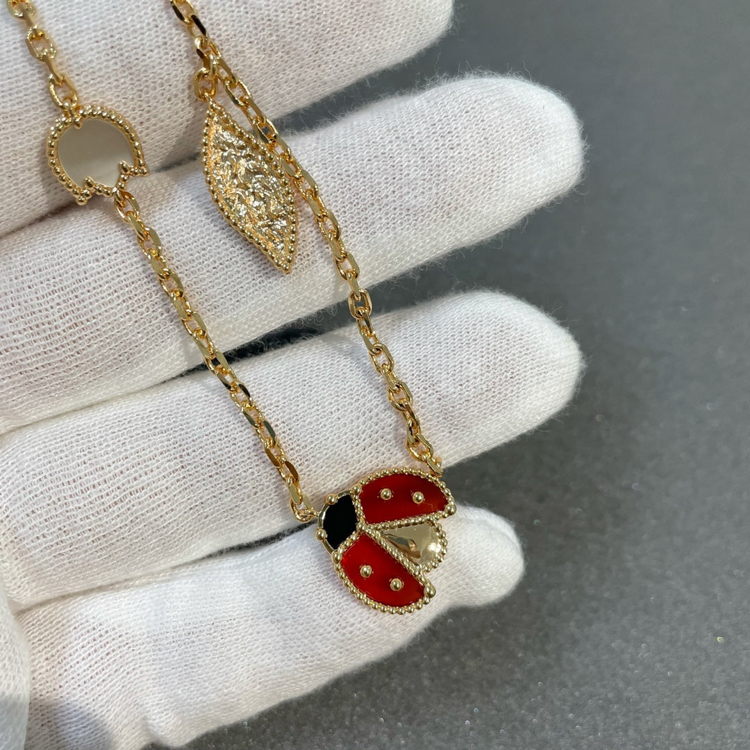 [Love's Uplift]LUCKY SPRING 15 MOTIFS GOLD NECKLACE