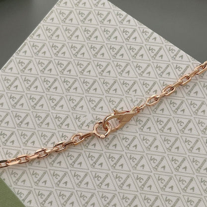[Love's Uplift]LUCKY SPRING 15 MOTIFS ROSE GOLD NECKLACE