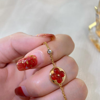 [Love's Uplift]SUN PEDANT CARNELIAN BRACELET