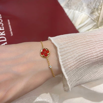 [Love's Uplift]SUN PEDANT CARNELIAN BRACELET