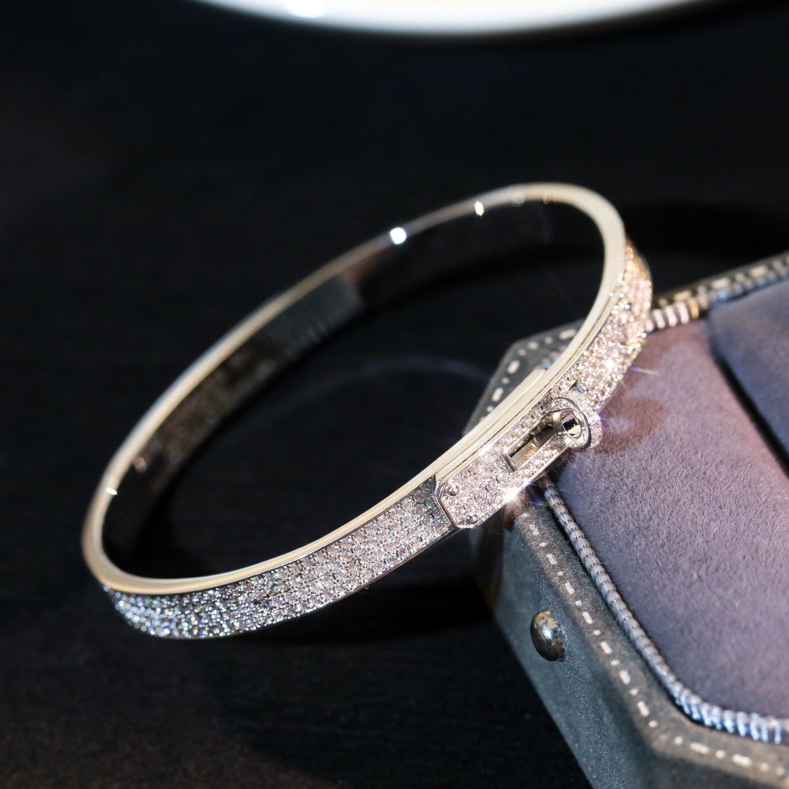 [Love's Uplift]KELLY BRACELET DIAMOND PAVED