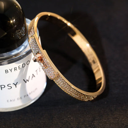 [Love's Uplift]KELLY BRACELET DIAMOND PAVED
