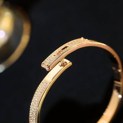 [Love's Uplift]KELLY BRACELET DIAMOND PAVED