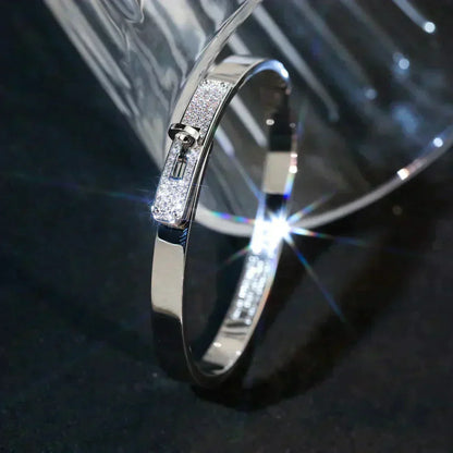 [Love's Uplift]KELLY SILVER DIAMOND BRACELET