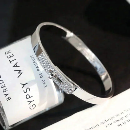 [Love's Uplift]KELLY SILVER DIAMOND BRACELET