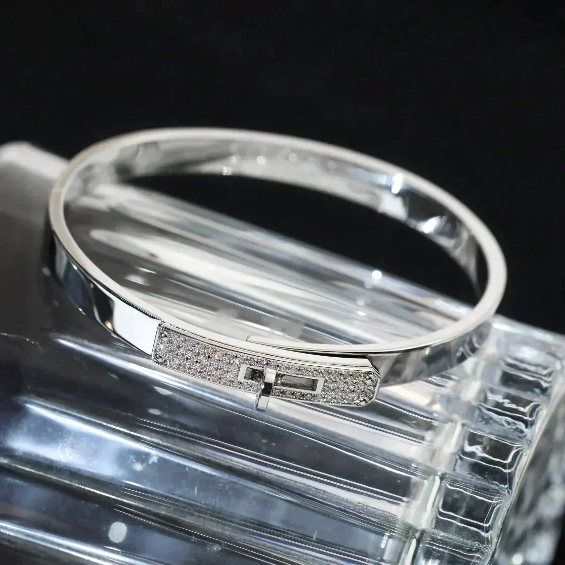 [Love's Uplift]KELLY SILVER DIAMOND BRACELET