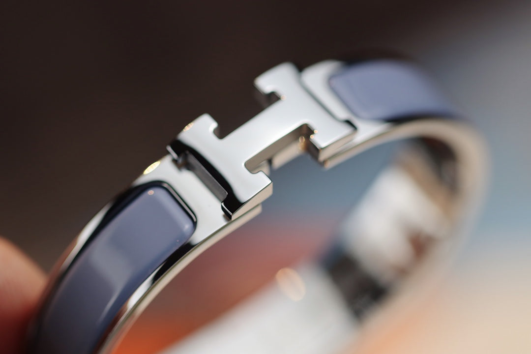 [Love's Uplift]H BRACELET 12MM BLUE GRAY