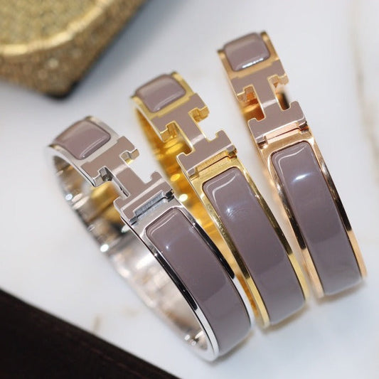 [Love's Uplift]H BRACELET 12MM BROWN