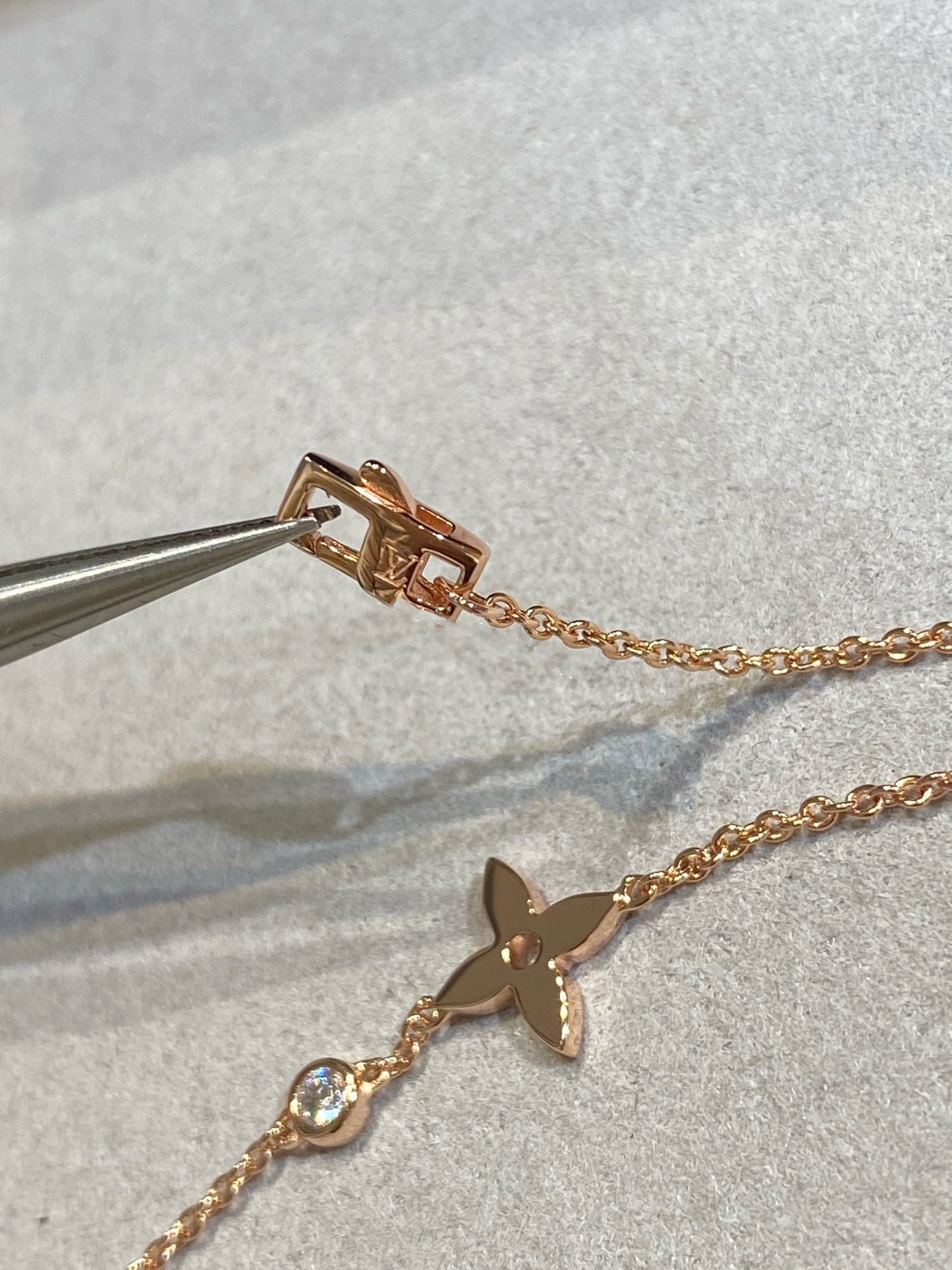 [Love's Uplift]STAR DIAMOND PINK GOLD BRACELET