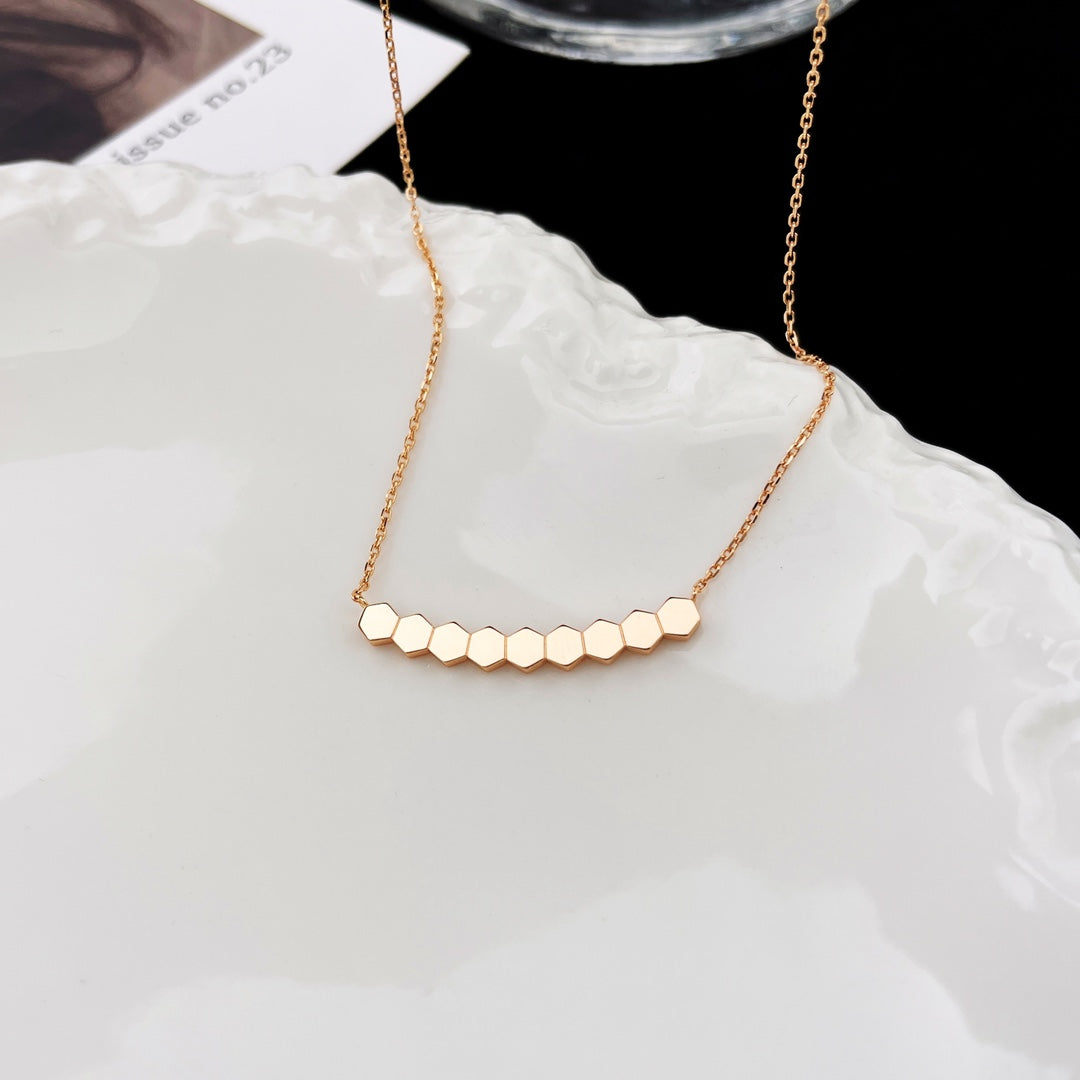 [Love's Uplift]BEE MY LOVE DIAMOND NECKLACE