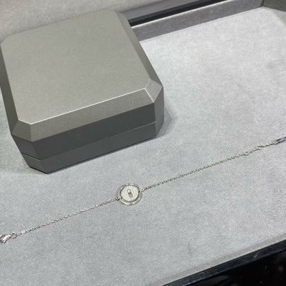 [Love's Uplift ]LUCKY MOVE DIAMOND PAVED BRACELET
