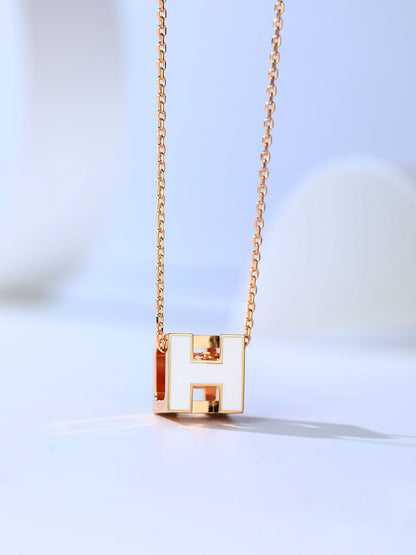 [Love's Uplift]H CAGE PINK GOLD NECKLACE