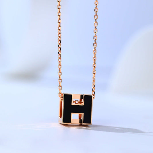 [Love's Uplift]H CAGE PINK GOLD NECKLACE