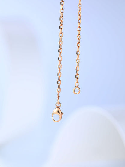[Love's Uplift]H CAGE PINK GOLD NECKLACE
