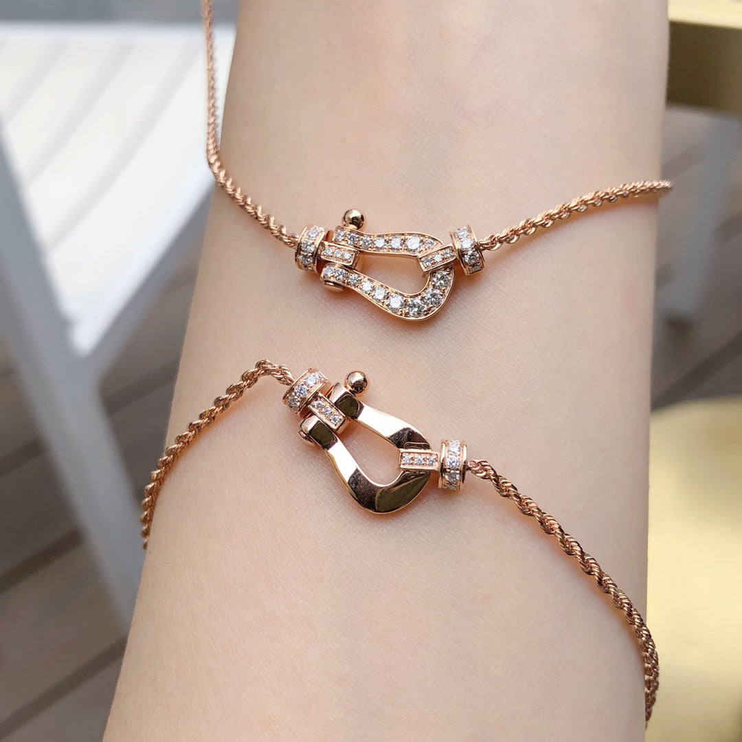 [Love's Uplift]FORCE 10 PINK GOLD DIAMOND NECKLACE
