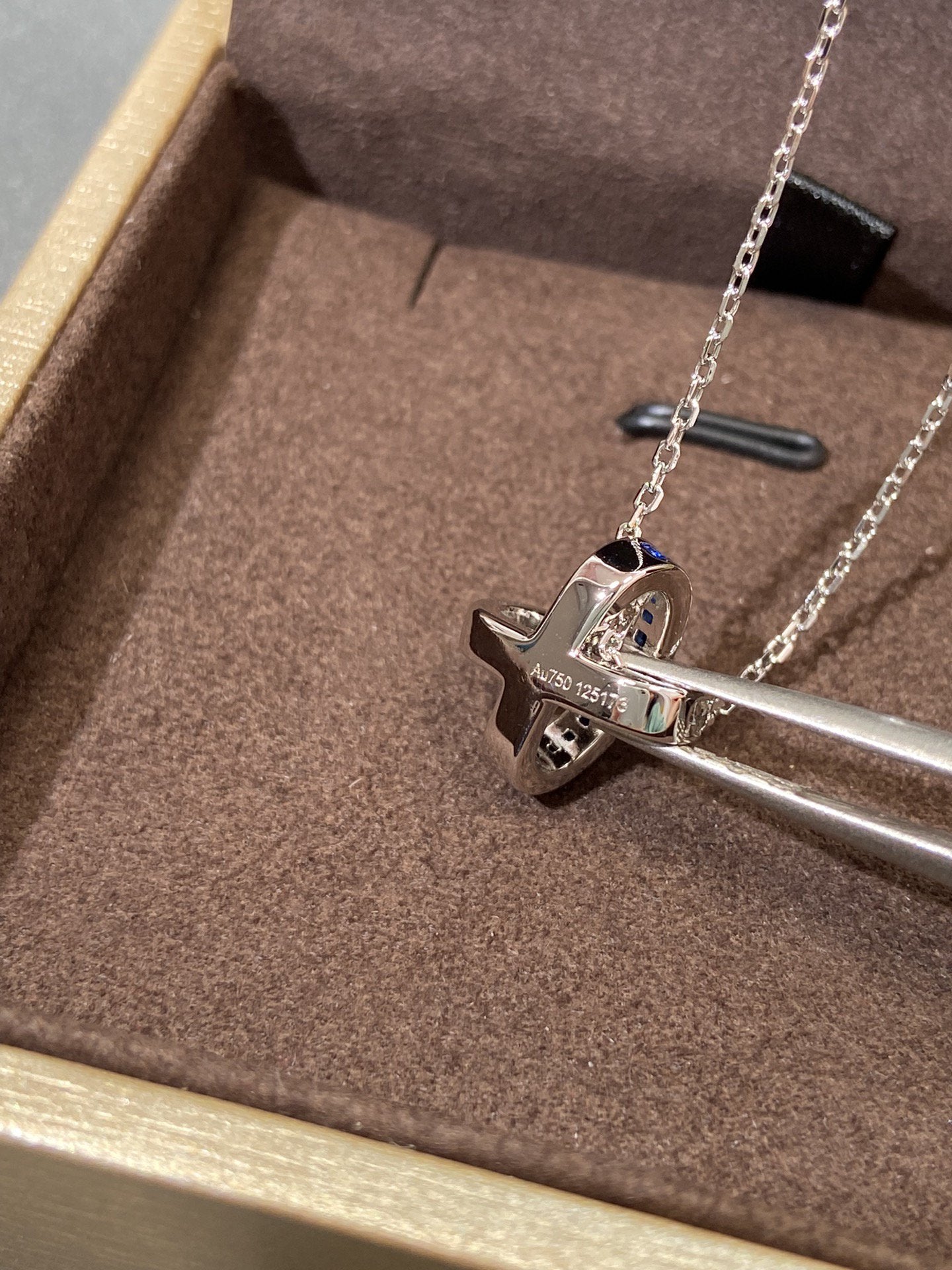[Love's Uplift]LIENS DIAMOND SILVER NECKLACE