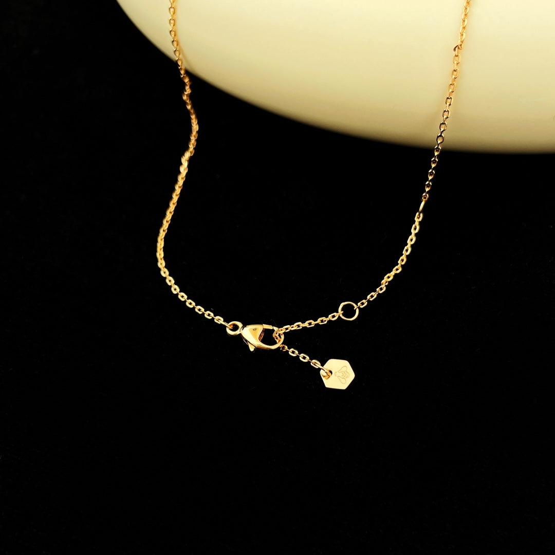 [Love's Uplift]BEE MINI PEDANT DIAMOND NECKLACE