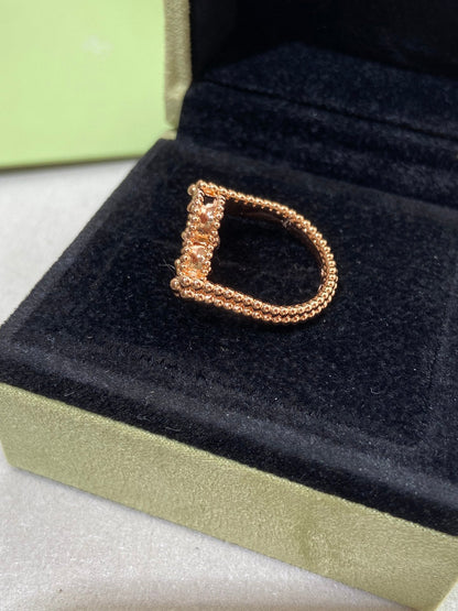 [Love's Uplift]CLOVER RIVERSIBLE ROSE GOLD RING