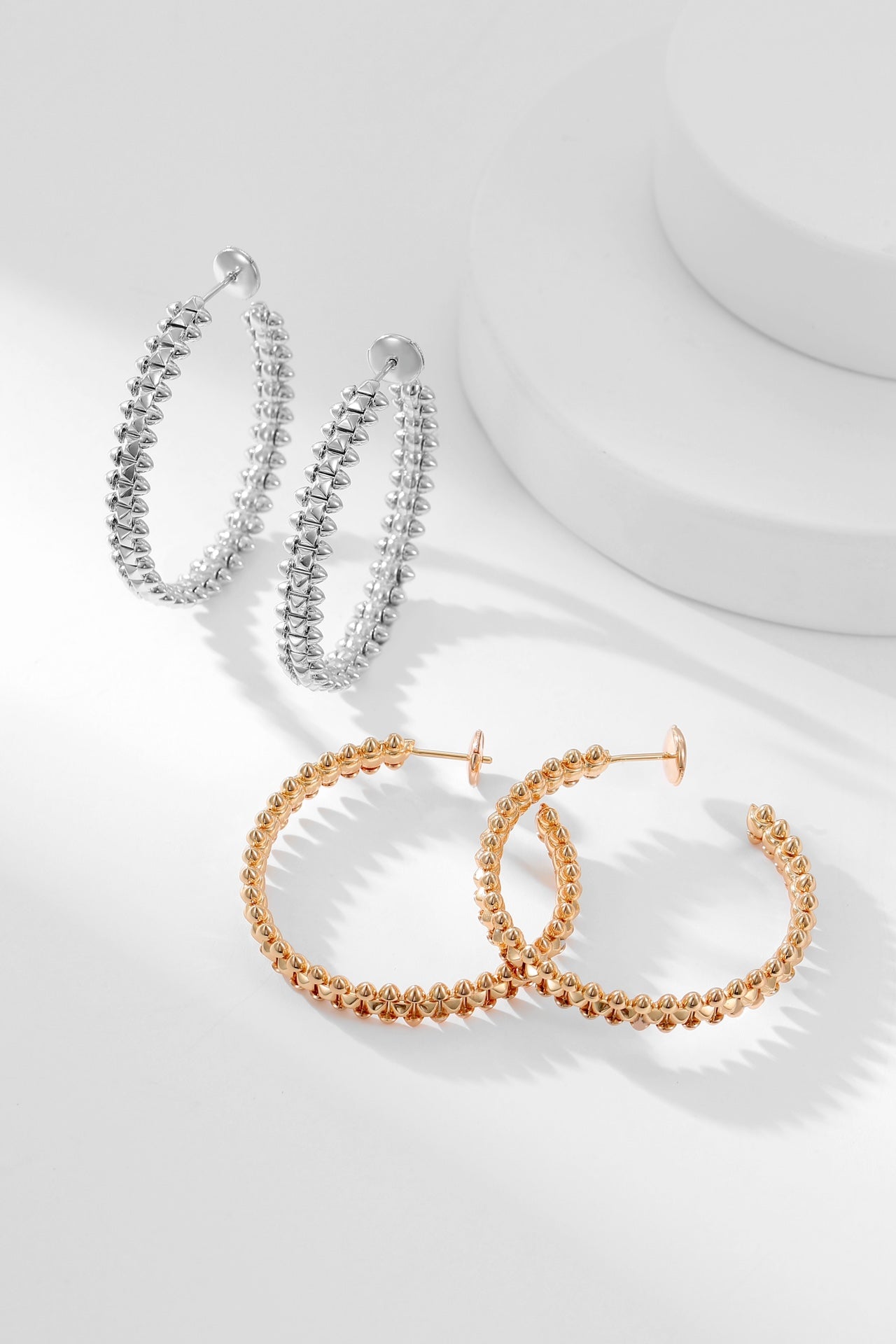 [Love's Uplift]CLASH HOOP EARRINGS