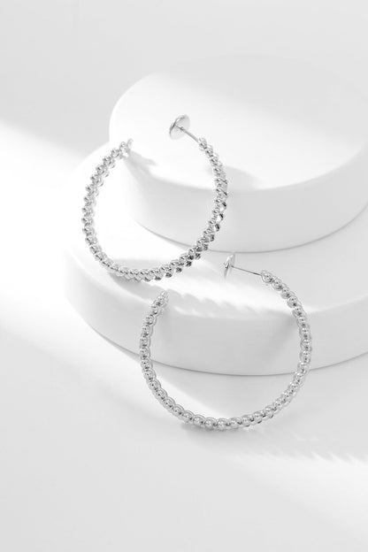 [Love's Uplift]CLASH HOOP EARRINGS