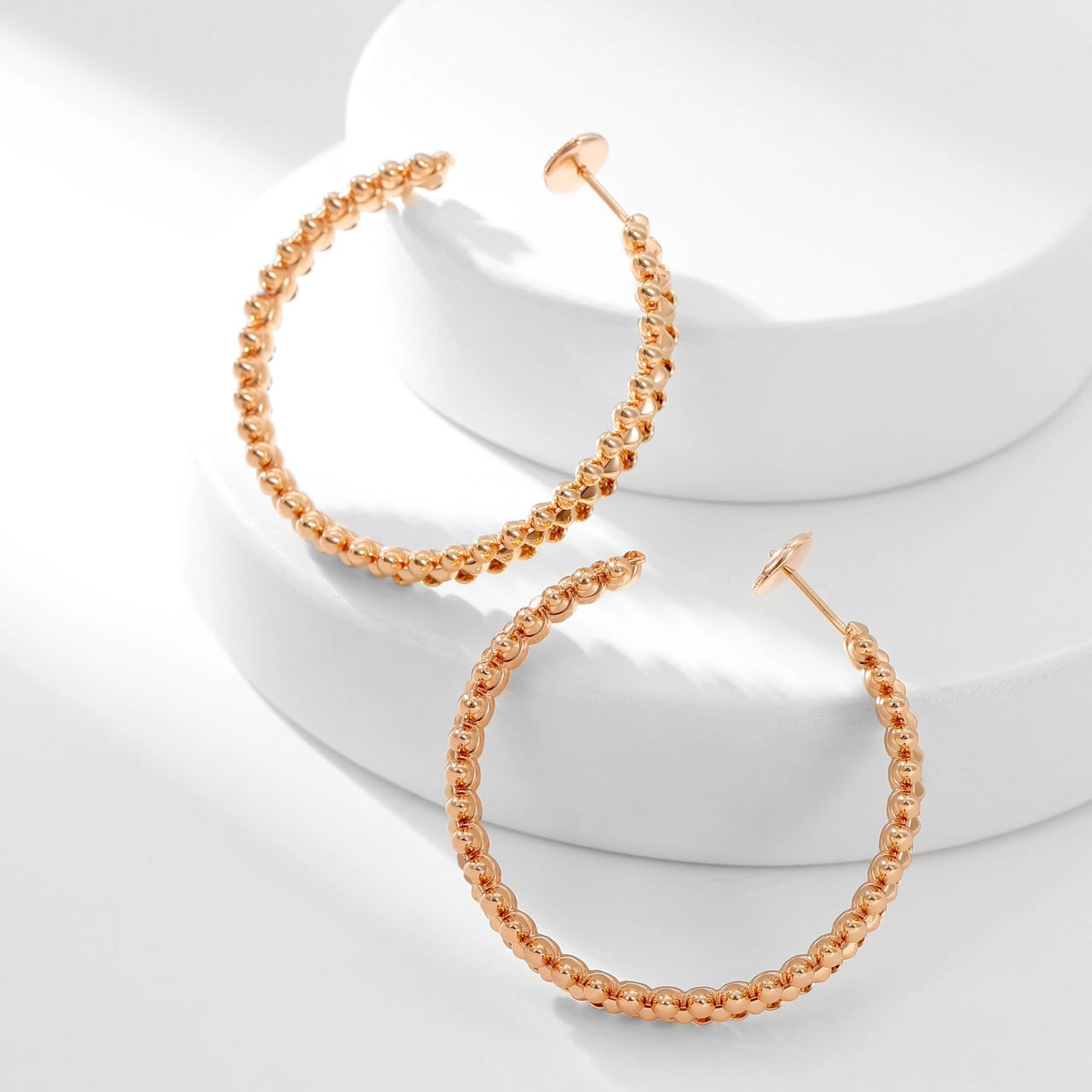 [Love's Uplift]CLASH HOOP LARGE EARRINGS