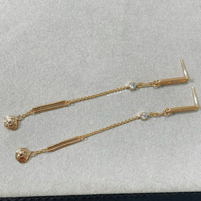 [Love's Uplift]CHAINE CHAOS DIAMOND DROP EARRINGS
