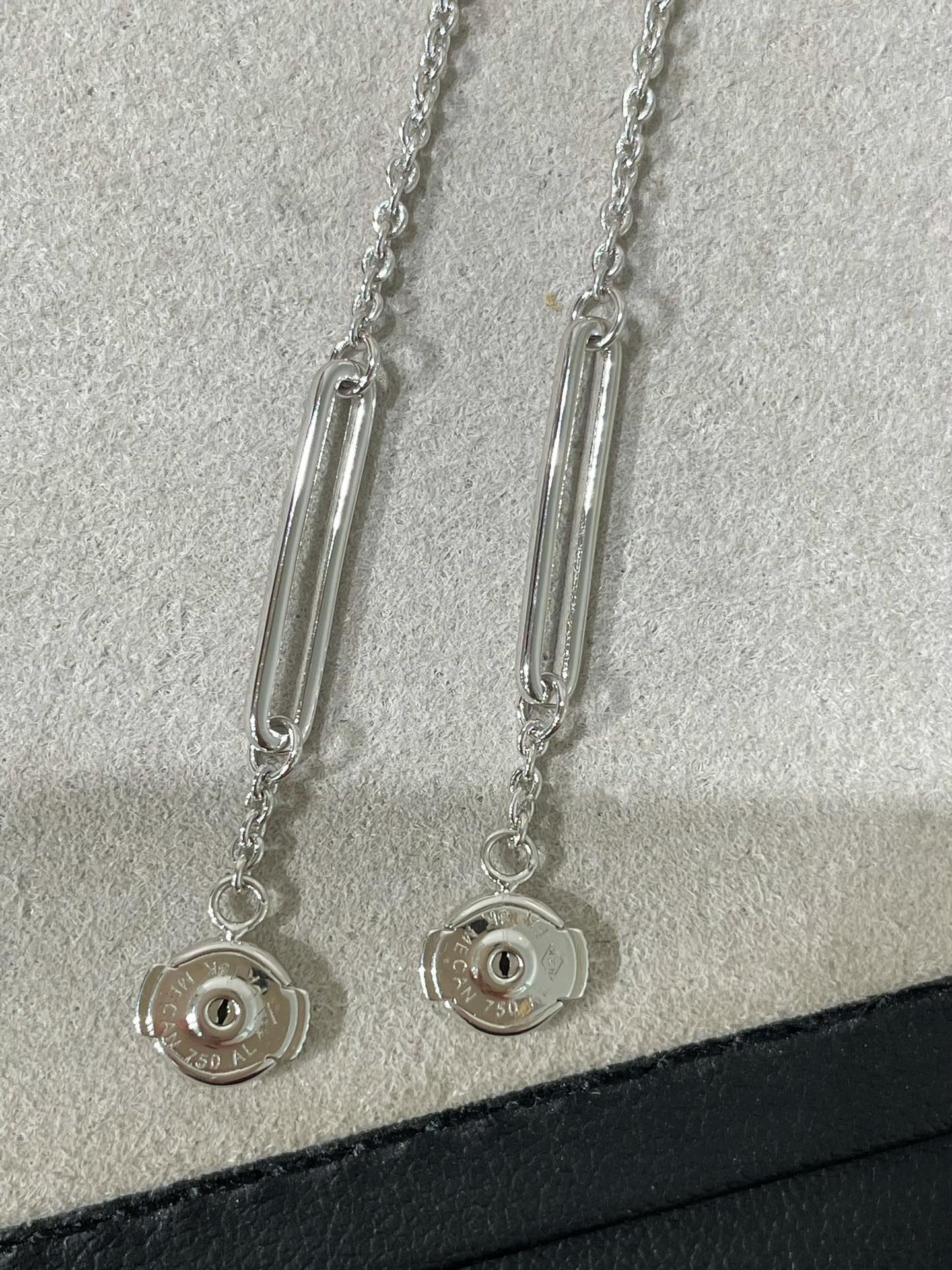 [Love's Uplift]CHAINE CHAOS DIAMOND DROP EARRINGS