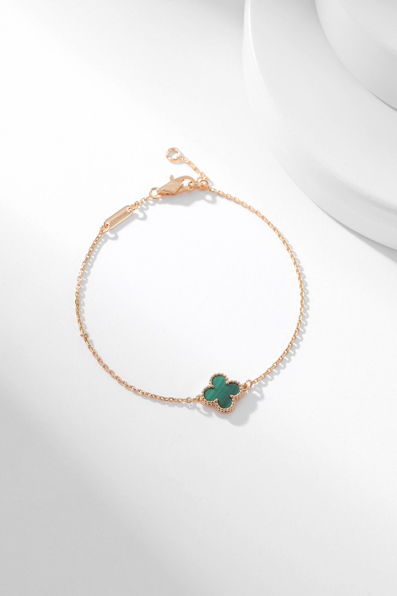 [Love's Uplift]CLOVER BRACELET MALACHITE 1 MOTIF