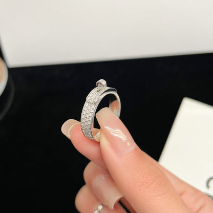 [Love's Uplift]KELLY SILVER DIAMOND RING