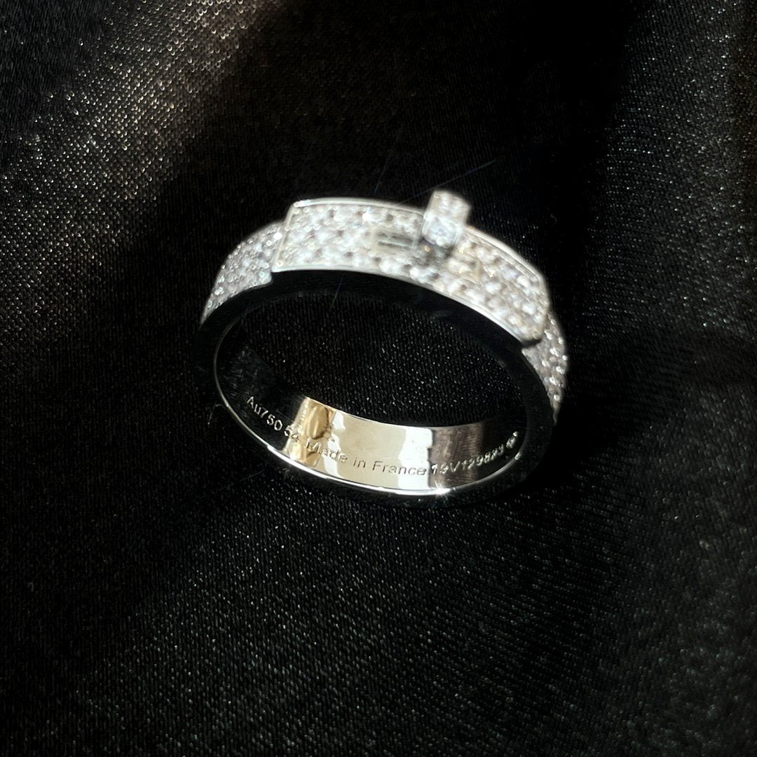 [Love's Uplift]KELLY SILVER DIAMOND RING
