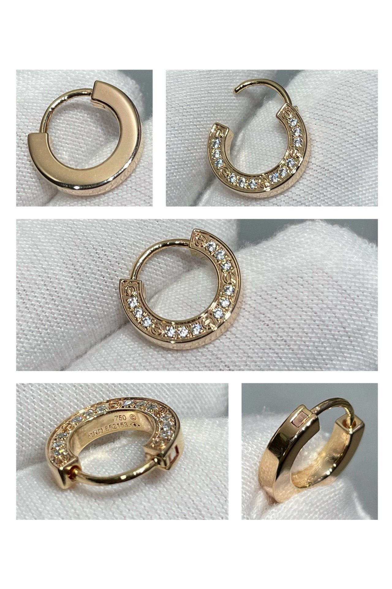 [Love's Uplift]LOVE DIAMOND EARRINGS