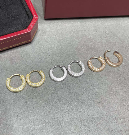 [Love's Uplift]LOVE DIAMOND EARRINGS