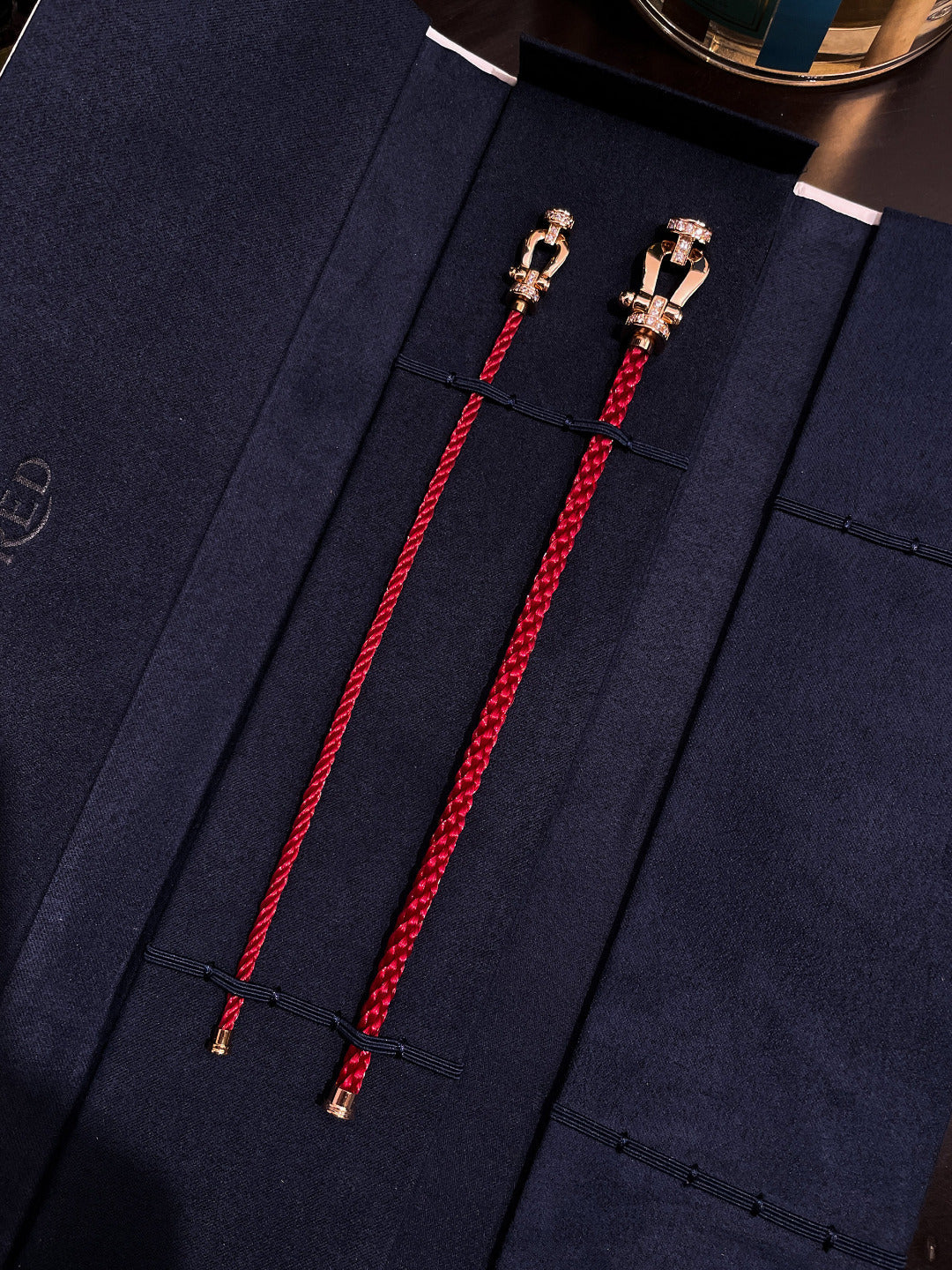 [Love's Uplift]FORCE 10 HALF DIAMOND PINK GOLD RED CORDERI LARGE AND MEDIUM MODEL