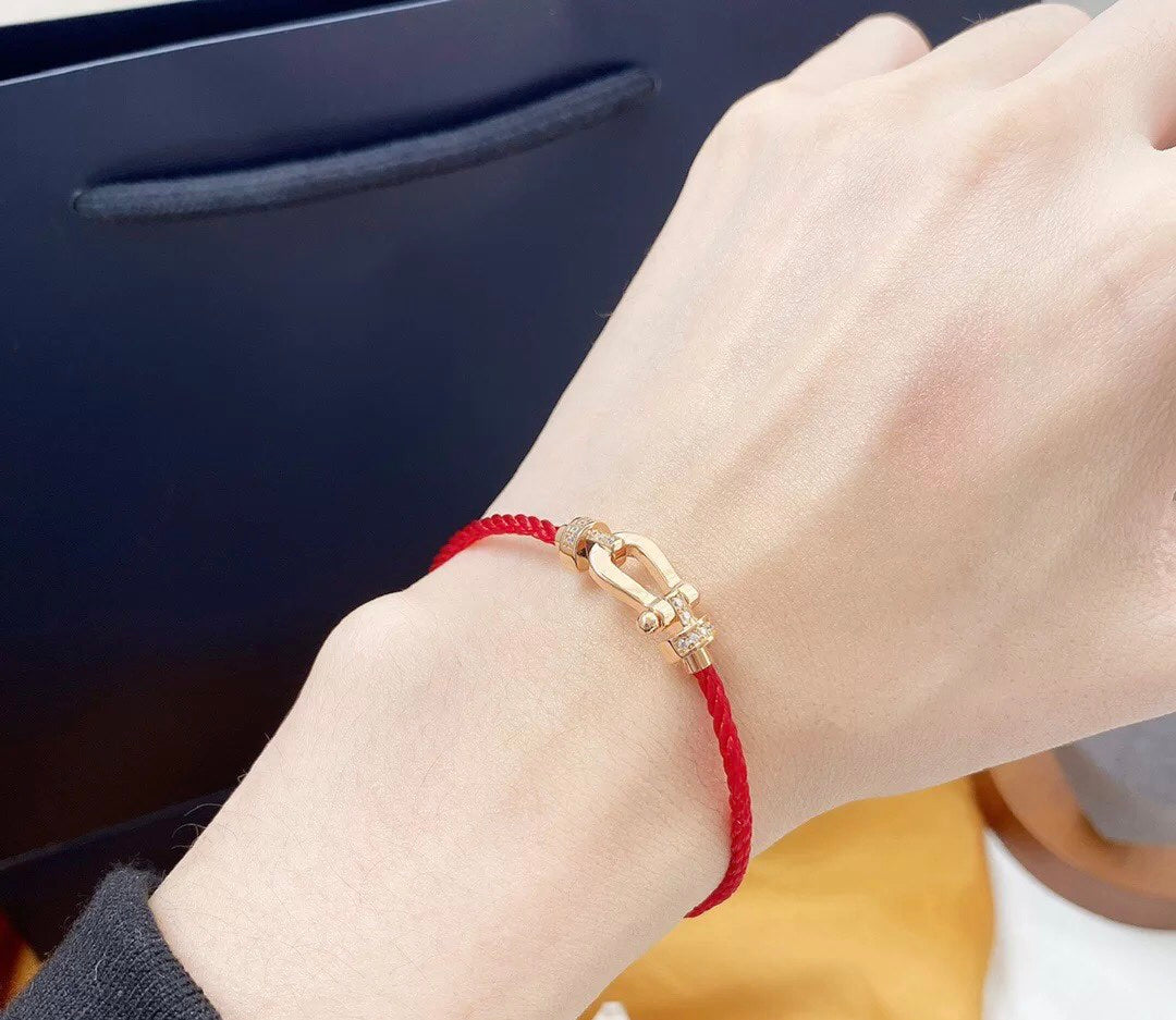 [Love's Uplift]FORCE 10 HALF DIAMOND PINK GOLD RED CORDERI LARGE AND MEDIUM MODEL